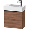 Image de Duravit Meuble sous lavabo D-Neo 48,4x22,2x44 cm, 1 porte, à droite, noir/noisette naturel