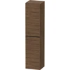 Image de Duravit Armoire haute D-Neo 40x36cm, 1 porte, 5 étagères, à gauche, noir/noisette foncé