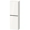 Image de Duravit D-Neo Demi-colonne 40x24 cm, 1 porte, 4 étagères, à droite, blanc/brillant