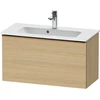 Image de Duravit Meuble sous-lavabo D-Neo Compact 81x37,2 cm, chêne naturel, 1 tiroir, suspendu