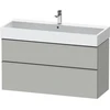 Image de Duravit Meuble sous-lavabo D-Neo 118,4x44,2 cm, ES chêne/gris, 1 tiroir, 1 porte