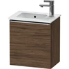 Image de Duravit Meuble sous-lavabo D-Neo 41x27,4x44 cm, 1 tiroir, gauche, chêne foncé