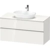 Image de Duravit Meuble sous lavabo D-Neo 120x55 cm, c/w g, 2 tiroirs, 1 porte, 1 plan