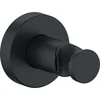 Image de Duravit Support de douche fixe, rosace ronde, acier inoxydable, noir mat