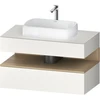 Image de Duravit Meuble sous lavabo Qatego 100x55x60 cm, blanc mat, 1 tiroir