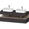Image de Duravit Meuble sous-lavabo Qatego 160x55x60 cm, E Ma/Gr m, Pl, B des deux côtés