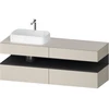 Image de Duravit Meuble sous-lavabo Qatego 160x55x60 cm, gris mat/ta mat, Pl, Bl, B