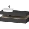 Image de Duravit Meuble sous-lavabo Qatego 160x55x60 cm, E Ma/Gris m, Pl, B l, B