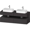 Image de Duravit Meuble sous lavabo Qatego 160x55x60 cm, gris m/Gr m, Pl, B bs, B