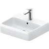 Image de Duravit Vasque à poser Qatego 50x42 cm, blanc brillant, mitigeur haut, fermé