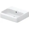 Image de Duravit Qatego lavabo, 500x420mm, avec trop-plein, partie inférieure vitrée, 2382500060, Couleur: blanc