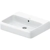 Image de Duravit Vasque à poser Qatego 60x47 cm, blanc, sans trop-plein, avec trou robinet, trop-plein fermé