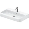 Image de Duravit Lavabo à poser Qatego 80x47 cm, blanc, mitigeur haut, fermé