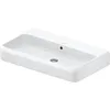 Image de Duravit Qatego lavabo, 800x470mm, avec trop-plein, partie inférieure vitrée, 2382800060, Couleur: blanc