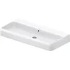 Image de Duravit Qatego lavabo, 1000x470mm, avec trop-plein, partie inférieure vitrée, 2382100060, Couleur: blanc