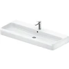 Image de Duravit Vasque à poser Qatego 120x47 cm, blanc, mitigeur haut, fermé