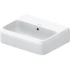 Image de Duravit Lavabo Qatego 45x35 cm, sans trop-plein, avec trou de robinet, blanc brillant