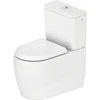 Image de Duravit Combinaison WC sur pied, chasse basse Qatego 39x60cm, 6 l, Rimless, blanc brillant