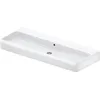 Image de Duravit Qatego lavabo, 1200x470mm, avec trop-plein, dessous émaillé, DuraCeram, 2382120060, Couleur: blanc
