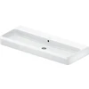 Image de Duravit Lavabo à poser Qatego 120x47 cm, blanc, sans trop-plein, avec trou robinet, trop-plein fermé