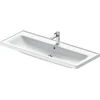 Image de Duravit Vasque D-Neo 120,5x48 cm, avec trop-plein, blanc brillant, avec robinetterie