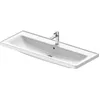 Image de Duravit D-Neo lavabo, 1205x480mm, 2 trous pour robinet, avec trop-plein, blanc brillant, 2367120024