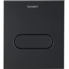 Image de Duravit Plaque de commande DuraSystem 13,1x15cm, méc., pour Uri. A1, noir mat