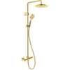 Image de Duravit Système de douche 1000 MinusFlow Sortie 354 mm, avec thermostat, or poli