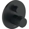 Image de Duravit robinetterie thermostatique, thermostat encastré, 1 consommateur, rond, TH4200016046, Couleur: noir mat