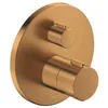 Image de Duravit robinetterie thermostatique, thermostat encastré, 1 consommateur, rond, TH4200016004, Couleur: bronze brossé