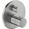 Image de Duravit Kit de montage prêt à poser UP-THM, rosace ronde, acier inox brossé