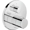 Image de Duravit robinetterie thermostatique, thermostat encastré, 2 consommateurs, rond, TH4200014010, Couleur: chrome