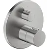 Image de Duravit robinetterie thermostatique, thermostat encastré, 2 consommateurs, rond, TH4200014070, Couleur: acier inox brossé