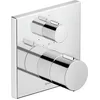Image de Robinet thermostatique Duravit, thermostat encastré, 1 consommateur, équerre, TH4200015010, Couleur: chrome
