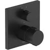 Image de Robinet thermostatique Duravit, thermostat encastré, 2 consommateurs, carré, TH4200013046, Couleur: noir mat
