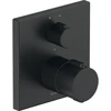 Image de Duravit Kit de montage prêt UP-THM, rosace carrée, noir mat