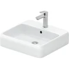 Image de Duravit Lavabo à poser Qatego 50x47 cm, blanc brillant, avec trou robinet, trop-plein