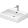 Image de Duravit Vasque à poser Qatego 60x47 cm, blanc brillant, avec trou robinet, trop-plein