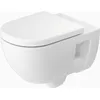 Image de WC suspendu Duravit D-Code, chasse d'eau basse, rimless, 370x570x360mm, 4,5/3 litres, blanc brillant, 2514090000