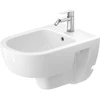 Image de Duravit Bidet mural D-Code 37x54 cm, avec trou de robinet, trop-plein, blanc
