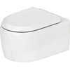 Image de Duravit WC suspendu, cuvette à chasse profonde Qatego 38,5x57 cm, 4 l, blanc brillant