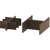 Image de Duravit Système d'aménagement Universal Set 422x371x120mm, US Nussb mass., pour WTU