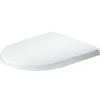 Image de Duravit Abattant WC en D avec frein de chute, 45,5 cm, uni, blanc