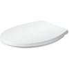 Image de Duravit Cuvette WC ovale avec abattant, 45,2 cm, Uni, blanc, Scha. ES