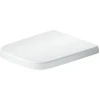 Image de Duravit Abattant WC carré avec frein de chute, 43,8 cm, blanc, Scha. ES