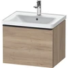 Image de Duravit Meuble sous-lavabo D-Neo 58,4x45,2x44 cm, 1 tiroir, wd, noir/ uf marbré