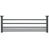 Image de Duravit D-Code Étagère à serviettes 65x11,2x22 cm, noir mat