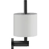 Image de Duravit D-Code Porte-Rouleau de Rechange, Suspendu, 0099154600, Couleur: Noir Mat