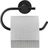 Image de Duravit D-Code Porte-Rouleau de Papier, Suspendu, 0099264600, Couleur: Noir Mat