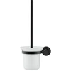Image de Duravit Ensemble brosse D-Code 15,4x34,2x15,4 cm, mural, noir mat